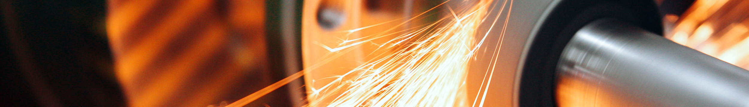 Huge distribution warehouse with high shelves and forklift